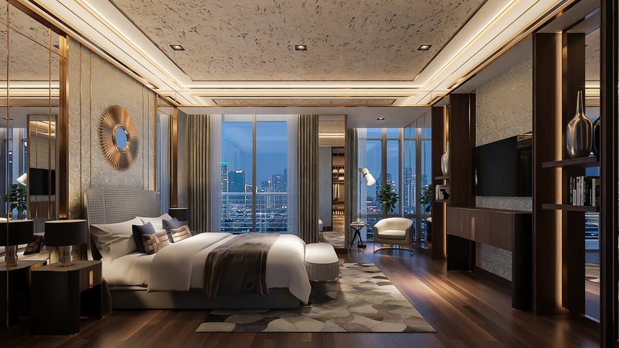 Lan Viên Hotel nổi bật hơn sau khi Nội thất Tân Trường Minh thi công tấm nhựa ốp tường giả đá